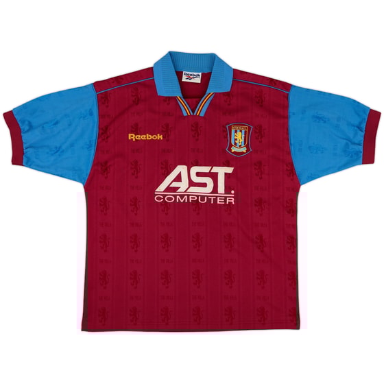 1995-97 Aston Villa Home Shirt - 8/10 - (XL)