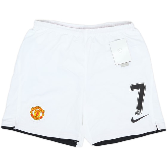 2007-09 Manchester United Home Shorts #7 (Ronaldo) (M.Boys)