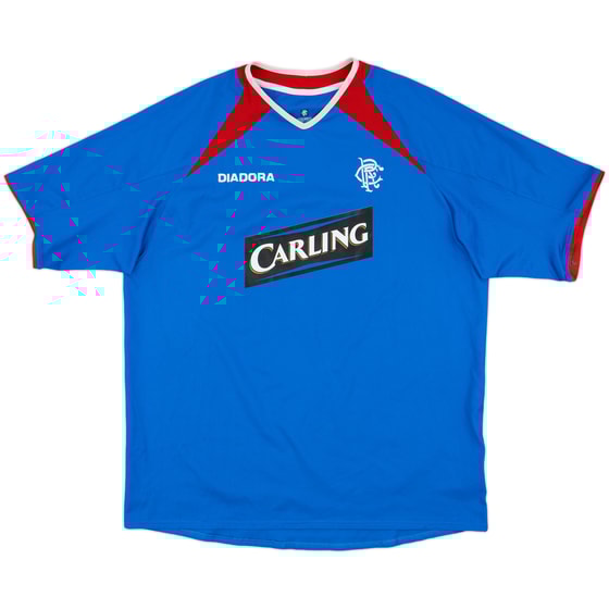 2003-05 Rangers Home Shirt - 9/10 - (XL)