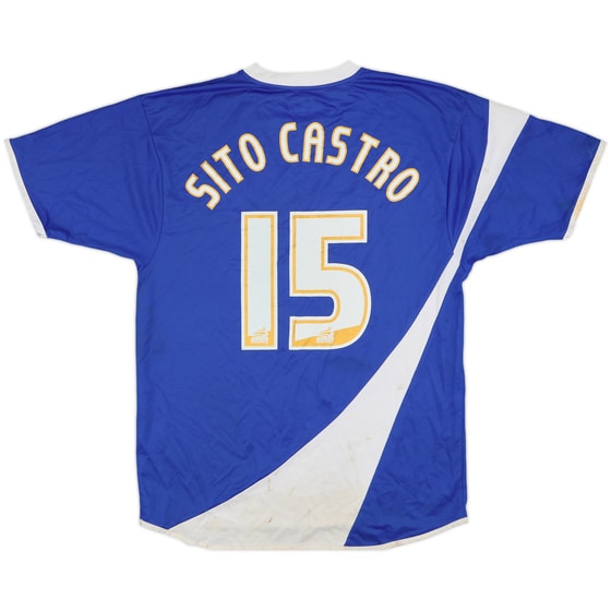 2005-07 Ipswich Signed Home Shirt Sito Castro #15 - 5/10 - (L)