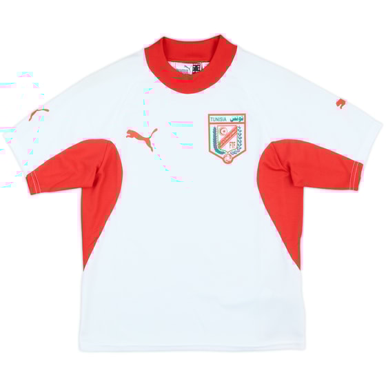2002-04 Tunisia Home Shirt - 8/10 - (M.Boys)