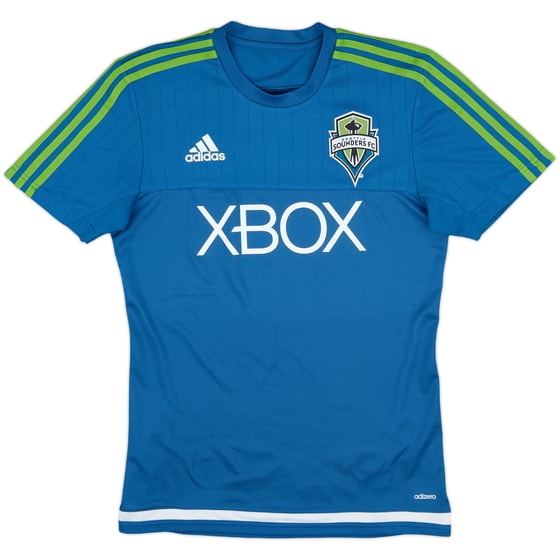 2015 Seattle Sounders Authentic adidas Training Shirt - 9/10 - (S)