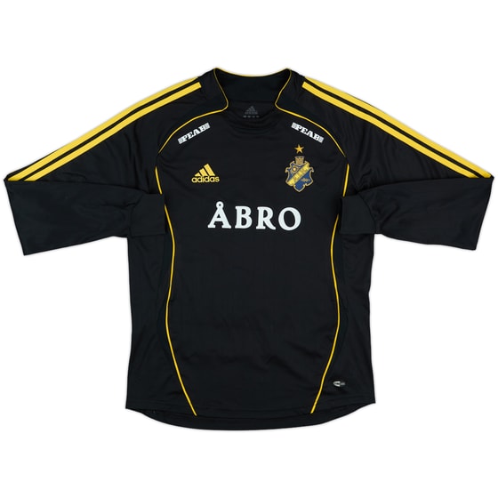 *CHANGE SIZE* 2006 AIK Stockholm Match Issue Home L/S Shirt #2