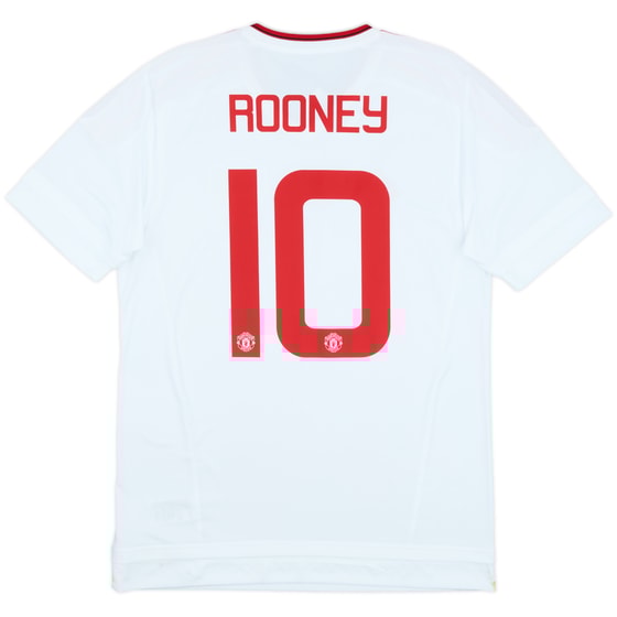 2015-16 Manchester United Away Shirt Rooney #10 (M)