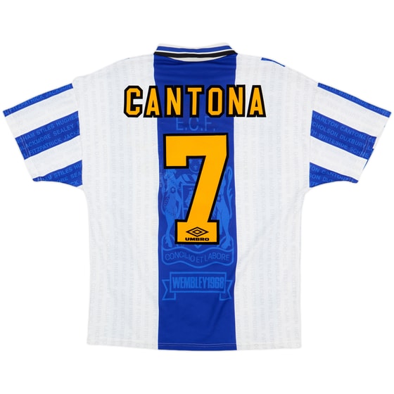 1994-96 Manchester United Third Shirt Cantona #7 - 8/10 - (M)