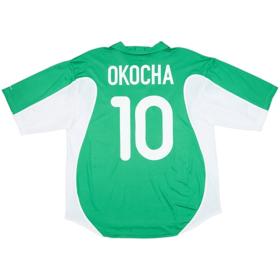 2000-01 Nigeria Home Shirt Okocha #10 - 9/10 - (L)