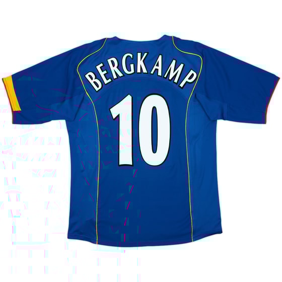 2004-06 Arsenal Away Shirt Bergkamp #10 - 8/10 - (L)