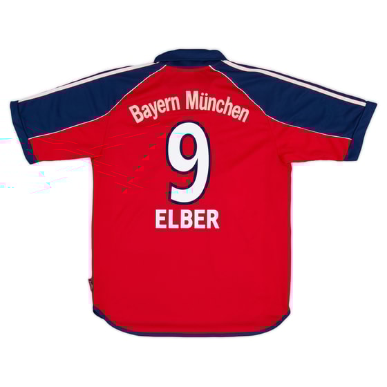 1999-01 Bayern Munich Home Shirt Elber #9