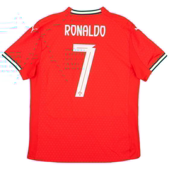 2025-26 Portugal Authentic Home Shirt Ronaldo #7