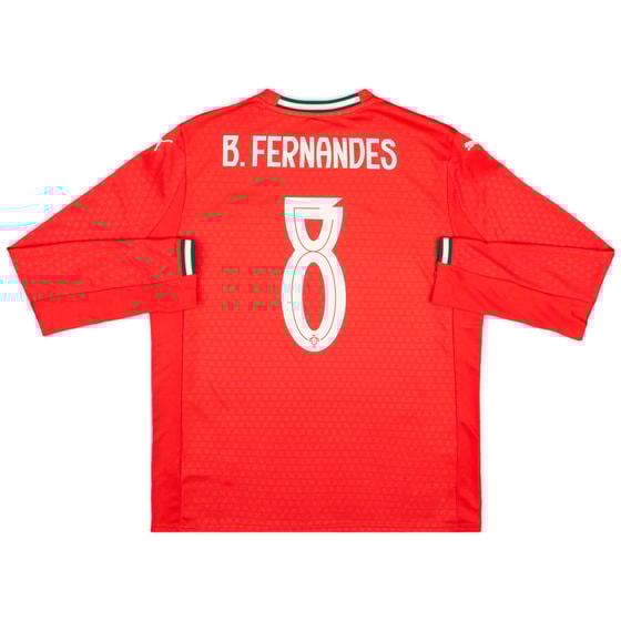 2025-26 Portugal Home L/S Shirt B.Fernandes #8
