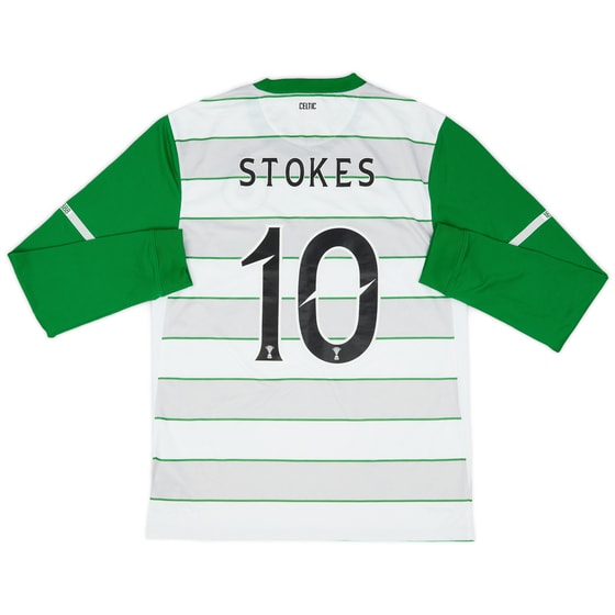 2011-12 Celtic Away L/S Shirt Stokes #10 - 8/10 - (M)