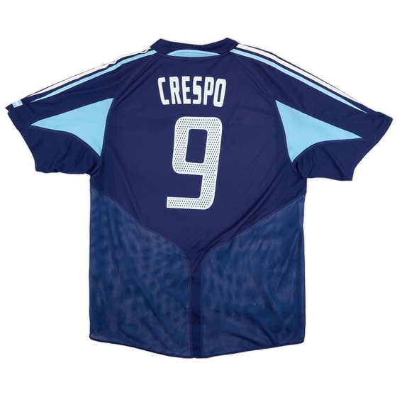 2004-05 Argentina Away Shirt Crespo #9 - 6/10 - (XL)
