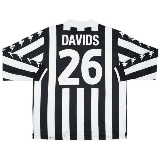 1999-00 Juventus Match Issue Home Shirt Davids #26