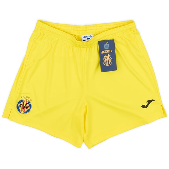 2022-23 Villarreal Home Shorts (11-12 Years)