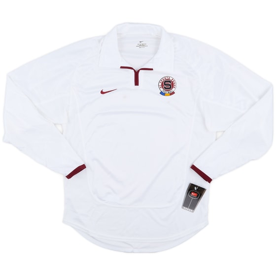 2001-03 Sparta Prague Player Issue Away L/S Shirt (S)