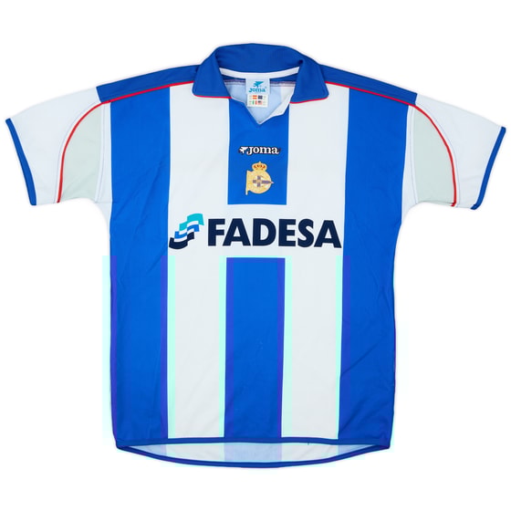 2001-02 Deportivo Home Shirt - 6/10 - (XL.Boys)