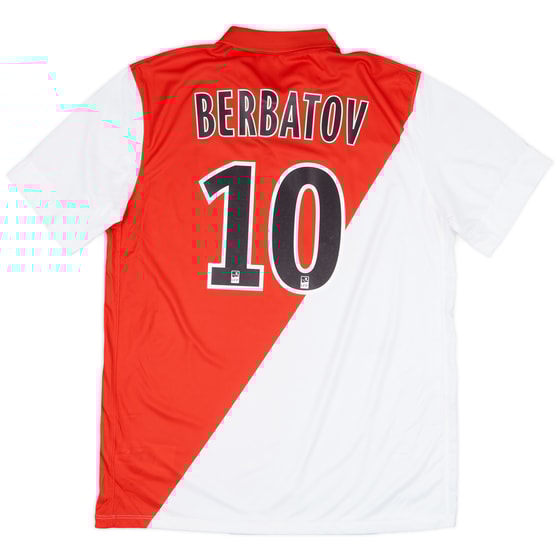 2014-15 Monaco Home Shirt Berbatov #10 - 9/10 - (L)