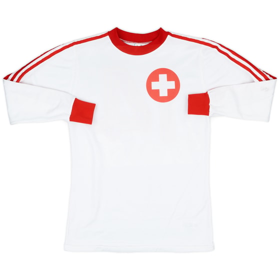 1976-80 Switzerland Match Issue Away L/S Shirt #14