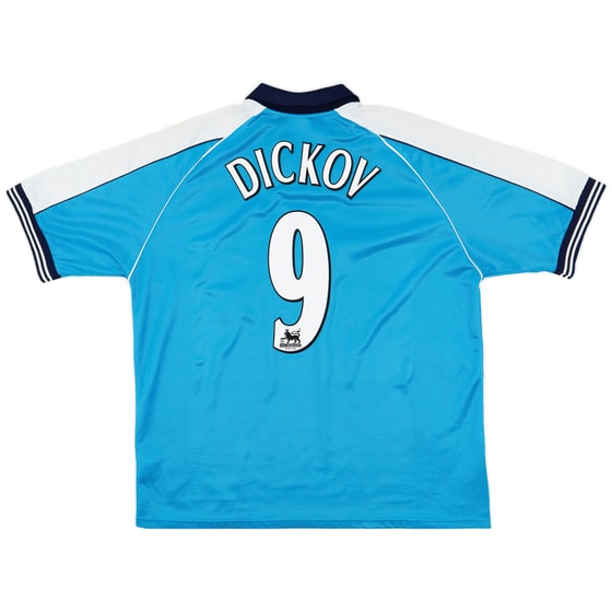 1999-01 Manchester City Home Shirt Dickov #9 - 8/10 - (XL)
