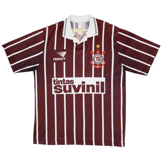 1995 Corinthians Away Shirt - 6/10 - (L)