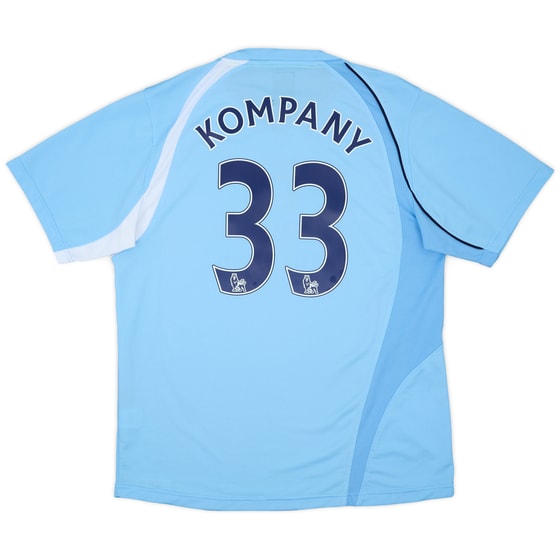 2008-09 Manchester City Home Shirt Kompany #33 - 7/10 - (XL)