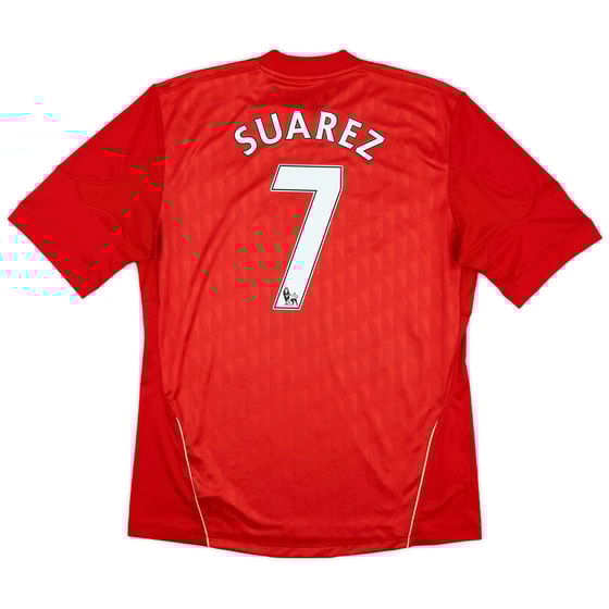 2010-12 Liverpool Home Shirt Suarez #7