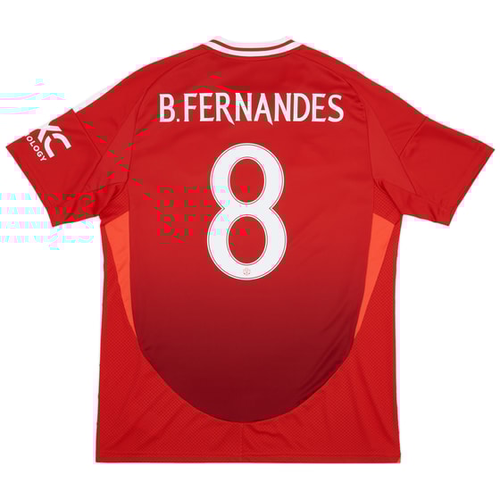 2024-25 Manchester United Home Shirt B.Fernandes #8