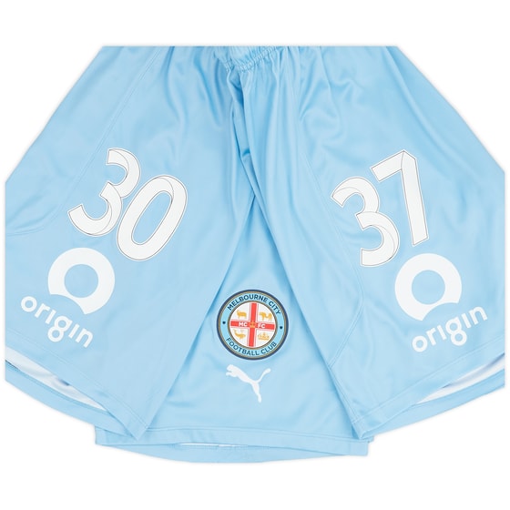 2021-22 Melbourne City Match Issue Home Shorts  # - 8/10