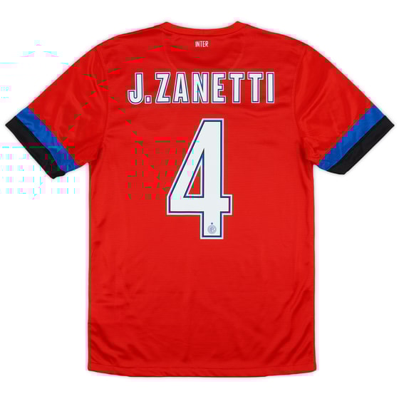 2012-13 Inter Milan Away Shirt J.Zanetti #4 (S)