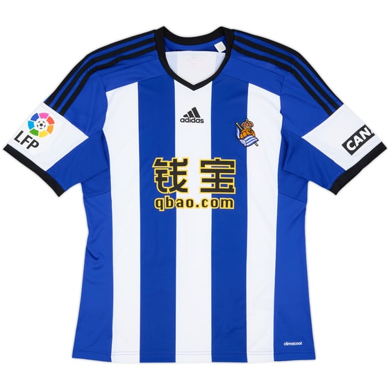 2014-15 Real Sociedad Home Shirt - 9/10 - (M)