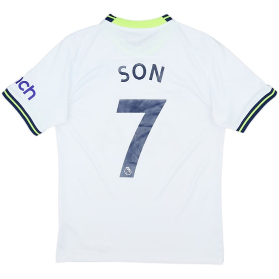 2022-23 Tottenham Home Shirt Son #7 - 8/10 - (S)