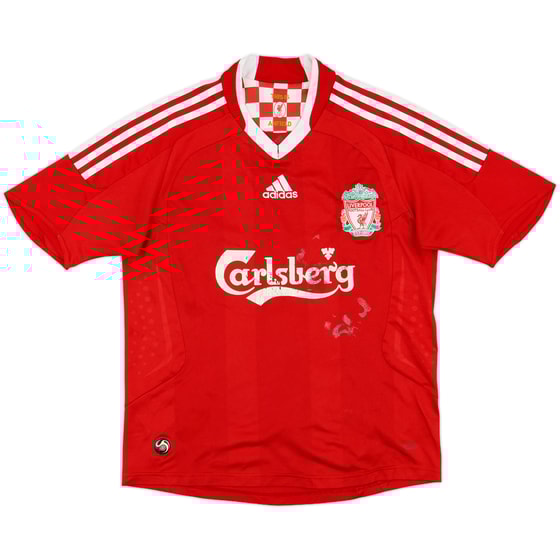 2008-10 Liverpool Home Shirt - 4/10 - (L.Boys)