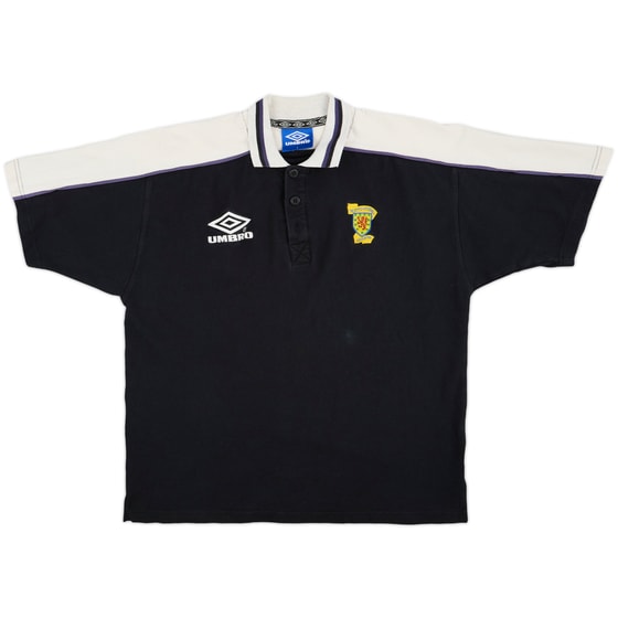1998-99 Scotland Umbro Polo Shirt - 7/10 - (L)