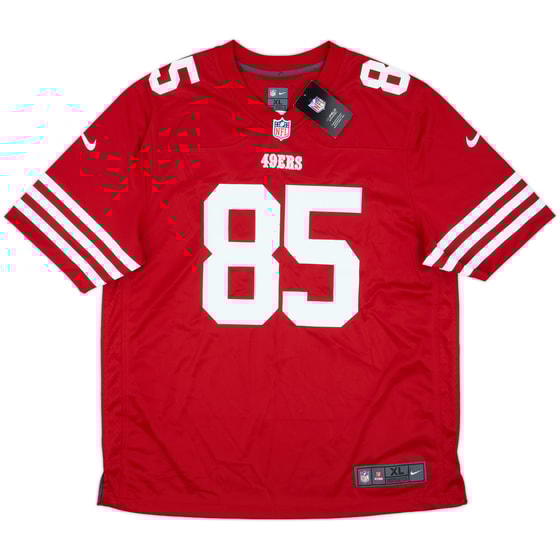 2022-25 San Francisco 49ers Kittle #85 Nike Game Home Jersey (XL)