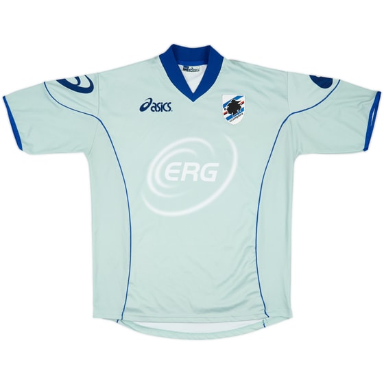 2003-04 Sampdoria Asics Training Shirt - 7/10 - (M)