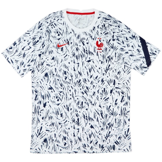 2020-21 France Nike Training Shirt - 8/10 - (L)