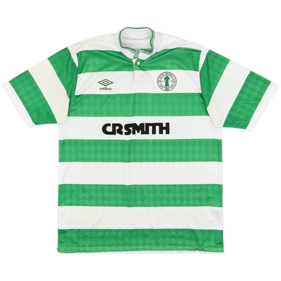 1987-89 Celtic Centenary Home Shirt - 6/10 - (M)