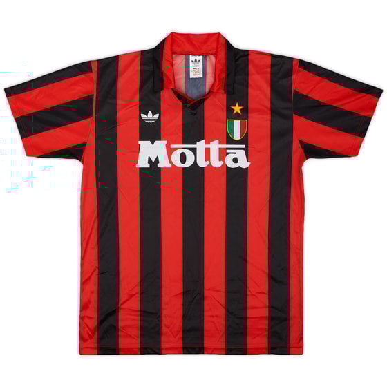 1992-93 AC Milan Home Shirt - 9/10 - (L)