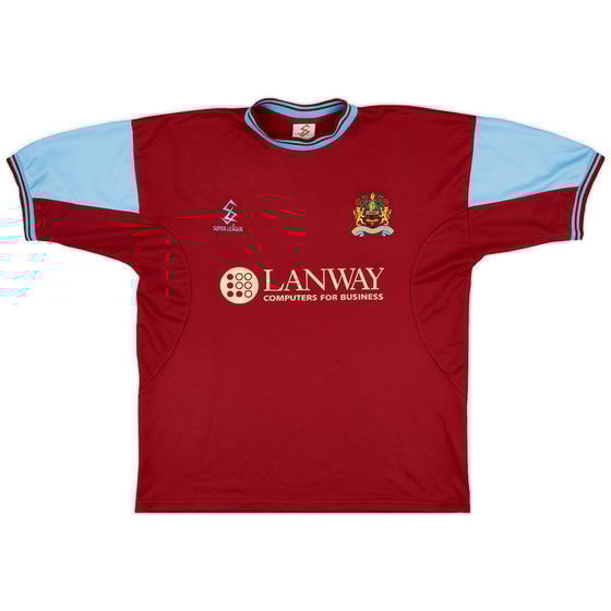 2001-02 Burnley Home Shirt - 6/10 - (L)