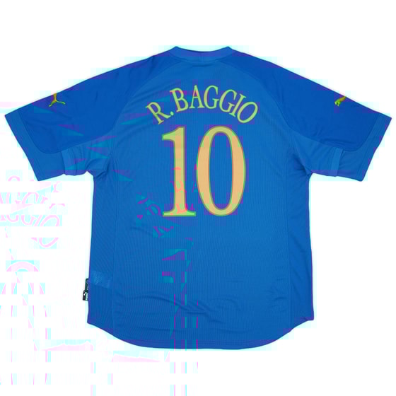 R.BAGGIO 10番 イタリア代表　Lサイズ adidas Italy Home R.Baggio 10 Shirt 2024-2025 (Official