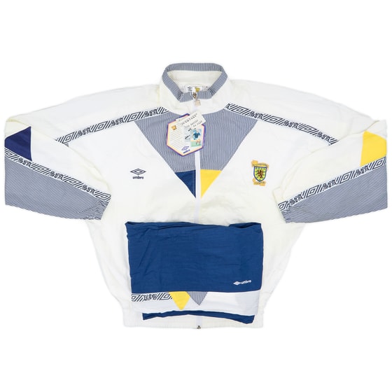 1990-92 Scotland Umbro Full Tracksuit (S)