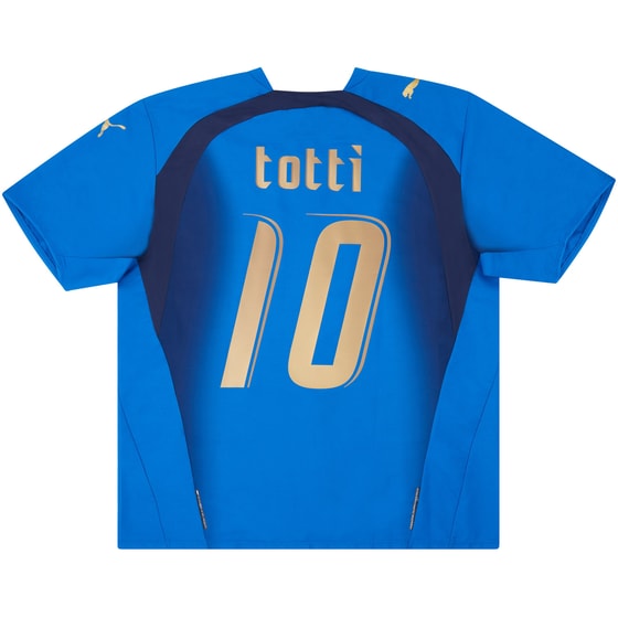 2006 Italy Home Shirt Totti #10
