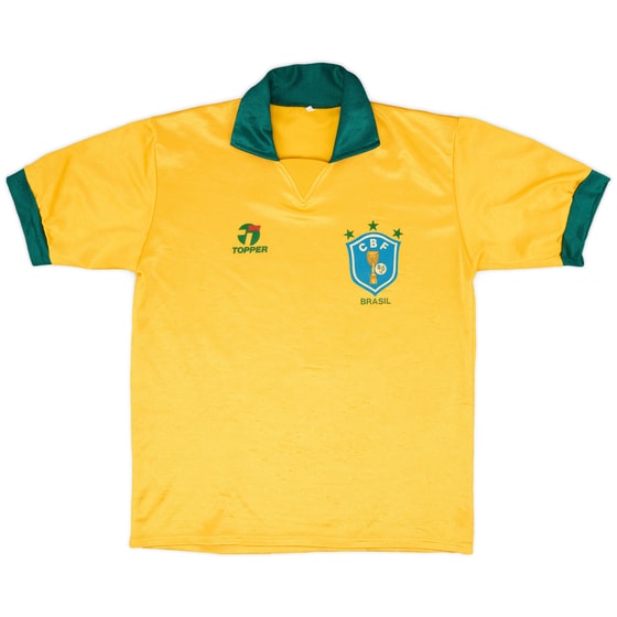 1990 Brazil Home Shirt - 7/10 - (L)