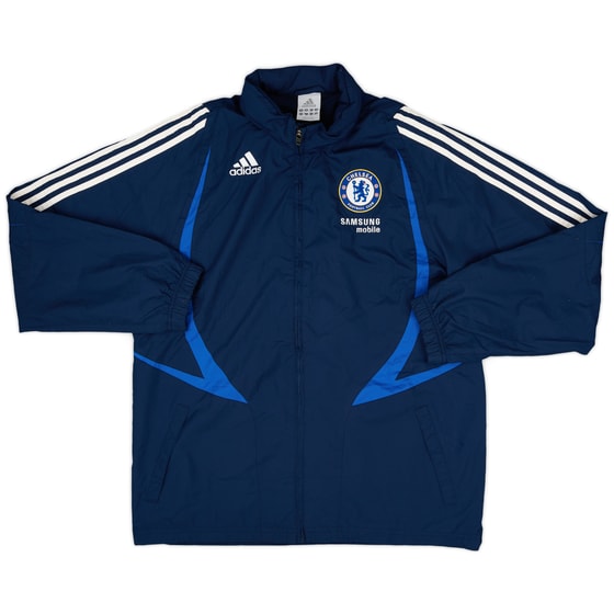 2007-08 Chelsea adidas Hooded Rain Jacket - 8/10 - (M)