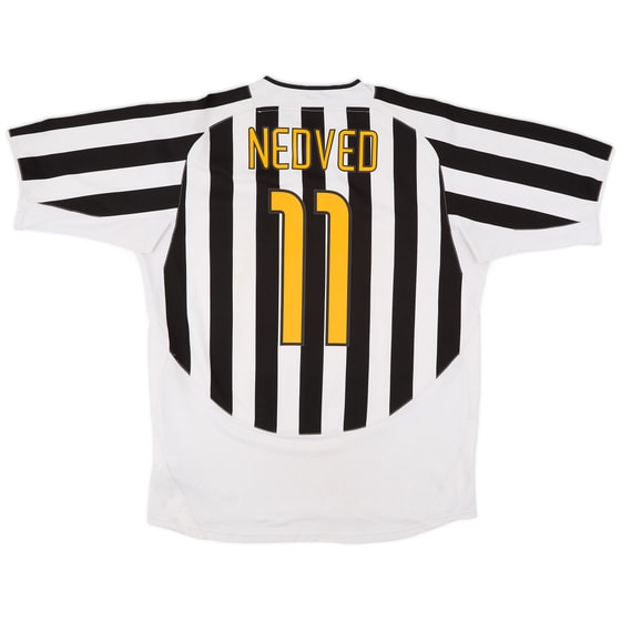 2003-04 Juventus Home Shirt Nedved #11 - 6/10 - (XL)