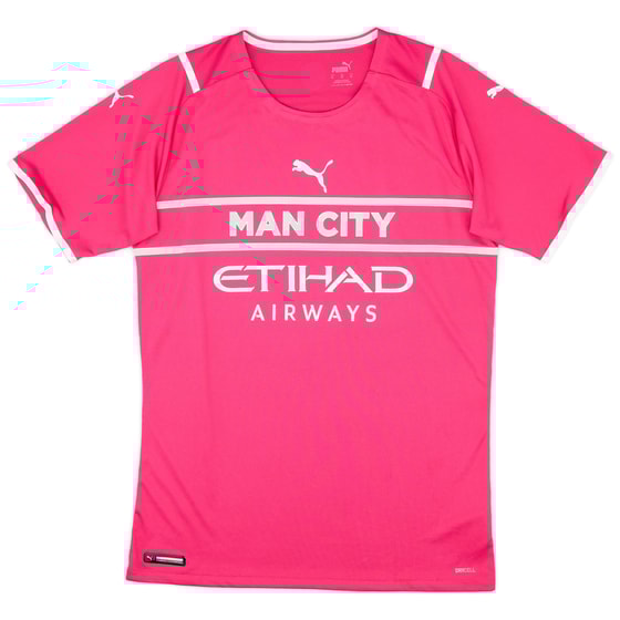 2021-22 Manchester City Player Issue GK S/S Shirt - 8/10 - (XL)