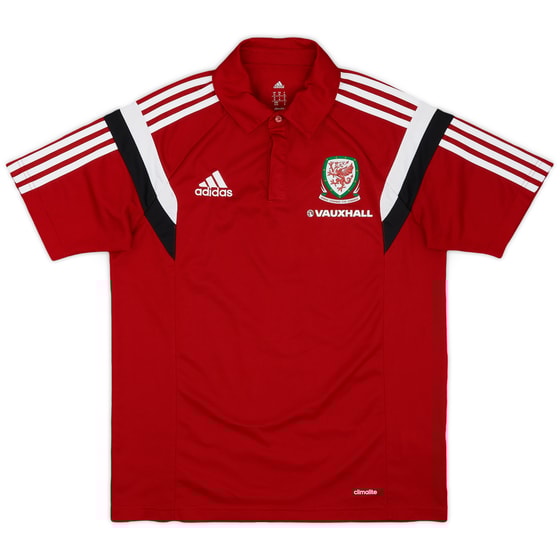 2013-14 Wales adidas Polo Shirt - 9/10 - (M)