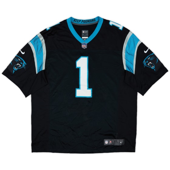 2017-19 Carolina Panthers Newton #1 Nike Limited Home Jersey - 6/10 - (XL)