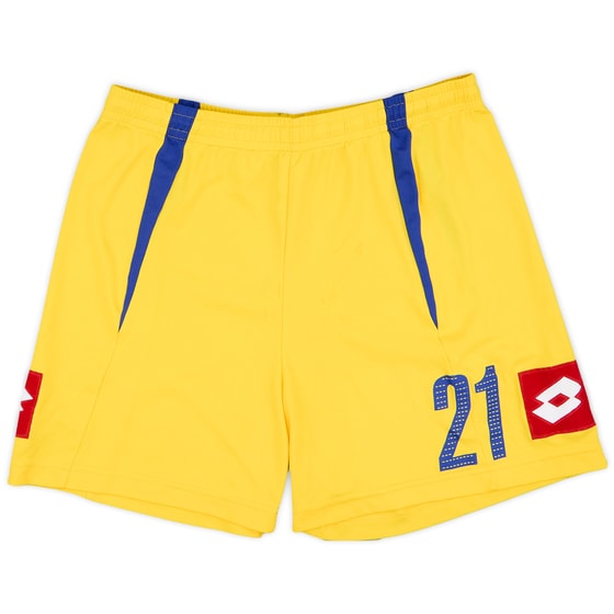 2006-08 Ukraine Player Issue Home Shorts #21 (Rotan) - 6/10 - (L)