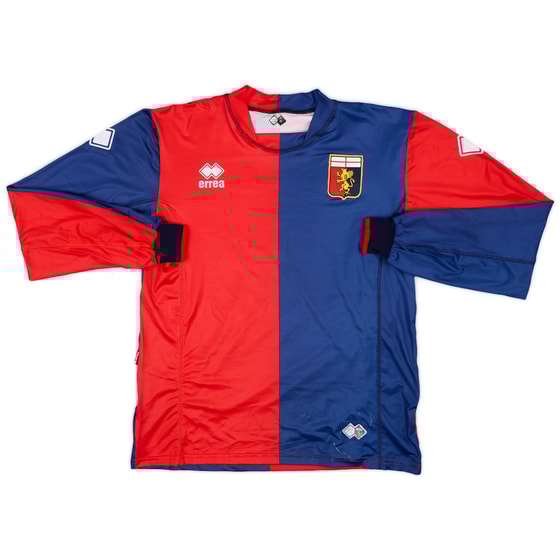 2007-08 Genoa Home L/S Shirt - 6/10 - (XL)